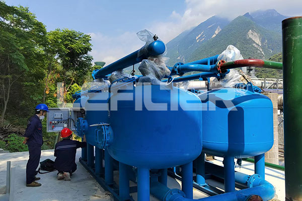 材料厂水过滤碳钢浅层砂过滤器